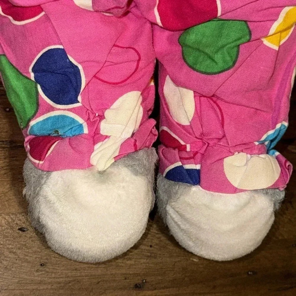“NEW LOOKS” VTG VHTF Item980129 15” Stuff Animal Toy Elephant Circus Pink/Yellow - Picture 9 of 12